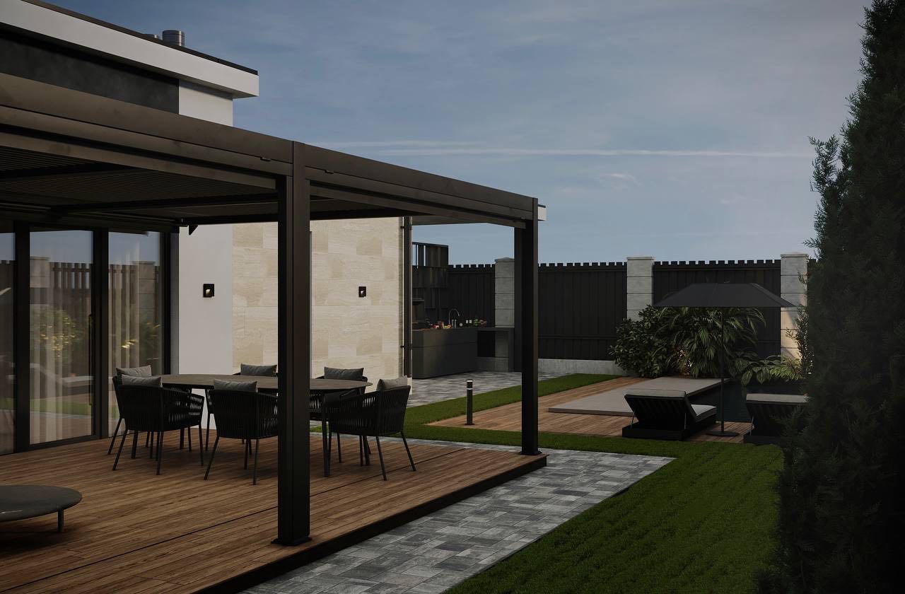 Новый одноэтажный дом в ЖМ "Дайберг" с рассрочкой до 18 месяцев.  ID 53943 (Фото 2)