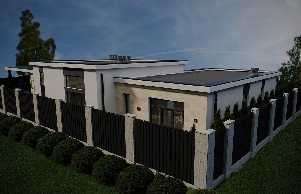 Новый одноэтажный дом в ЖМ "Дайберг" с рассрочкой до 18 месяцев.  ID 53943 (Фото 4)