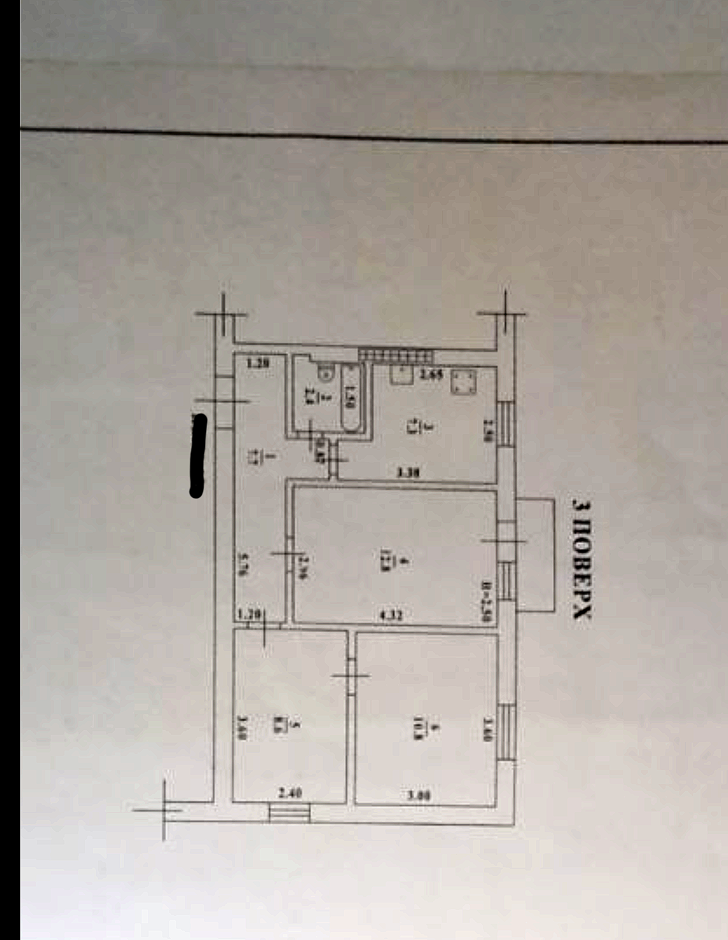 3-комнатная квартира 50 м² на ул. Лунина — лучшая цена в районе! ID 54099 (Фото 6)