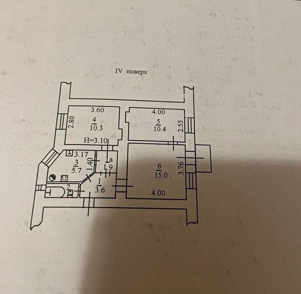 3х ком. кв-ра в центре Одессы с ремонтом. Госпрограммы. ID 54175 (Фото 14)